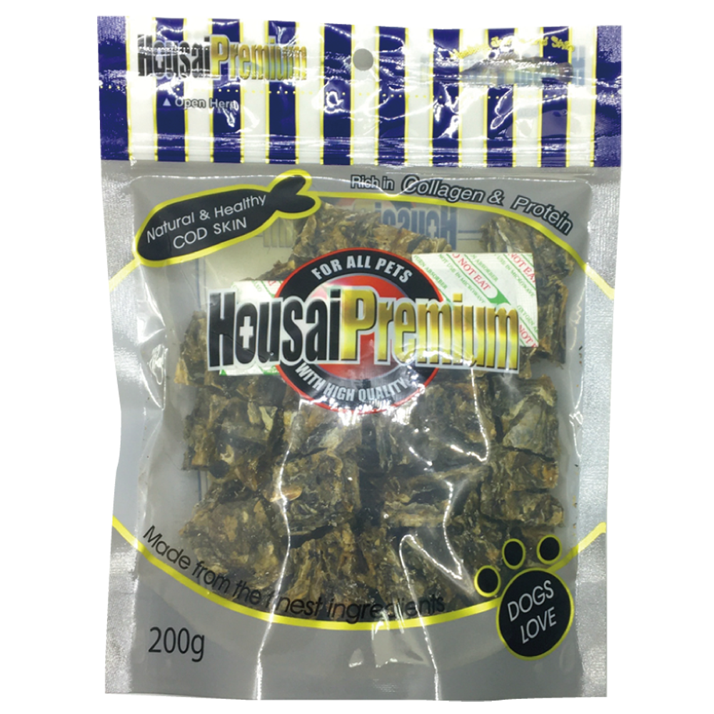 Housai Cod/Pollack Skin Chunk 200g#AW998857 - SPCA HK