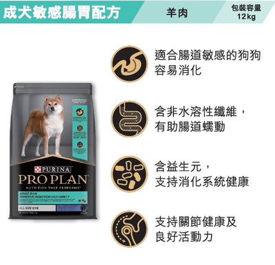 ProPlan Adult SensitiveDigestion 12kg#12519085 - SPCA HK