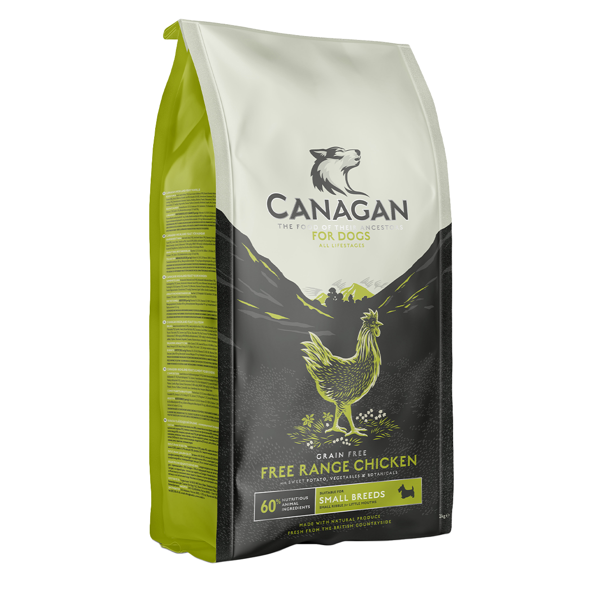 Canagan Dog Dry Food Chicken-Small Breed 2kg#GTC2-SPCA HK
