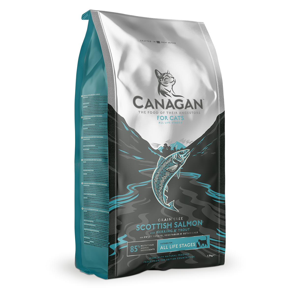 Canagan Cat Dry Food Salmon 1.5kg#ZS1-SPCA HK