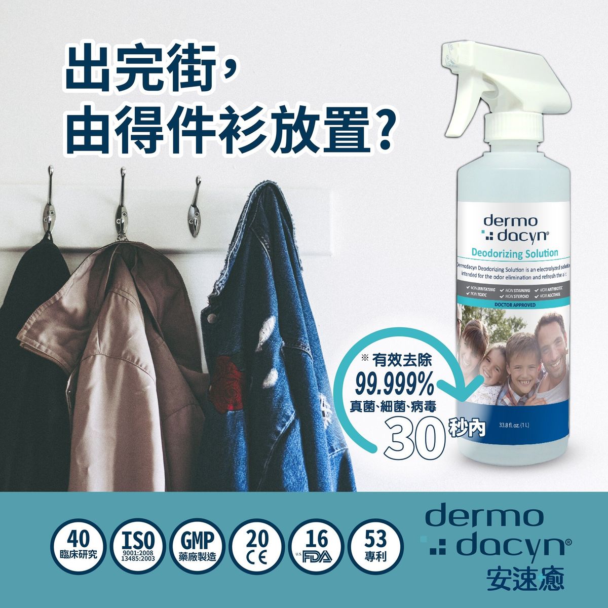 Dermodacyn Disinfecting Solution 1 Liter #OC009