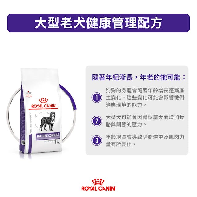 VHN Mature Consult Large Dog 14kg (Expiry Date:08/2025)