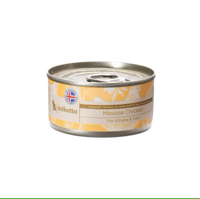 Astkatta Cat & Kitten Chicken Mousse 80g-SPCA HK