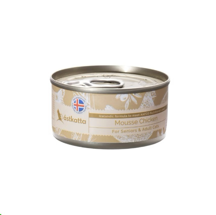Astkatta Adult & Senior Chicken Mousse 80g-SPCA HK