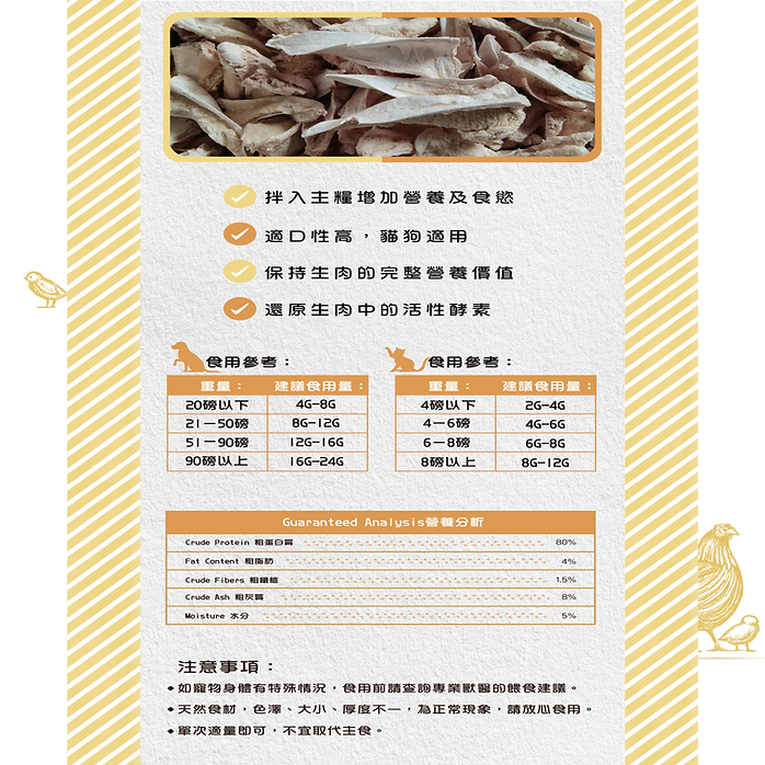 NK Freeze-Dried Chicken Fillets 600g #CB600-SPCA HK