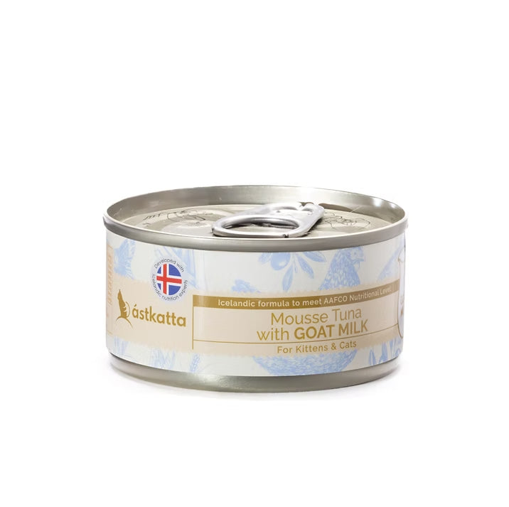 Astkatta Cat & Kitten Goat Milk Tuna Mousse 80g-SPCA HK