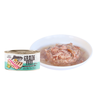 Absolute Holistic Grain Free (Cat) White Meat Tuna Classic 80g-SPCA HK
