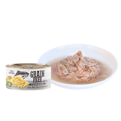 Absolute Holistic Grain Free (Cat) White Meat Tuna & Whitebait 80g-SPCA HK