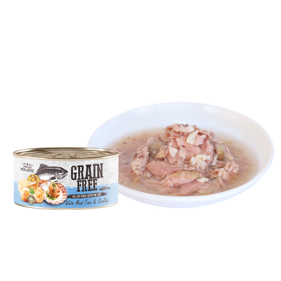Absolute Holistic Grain Free (Cat) White Meat Tuna & Scallop 80g-SPCA HK