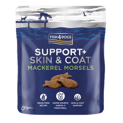 FISH4DOGS Treats - Mackerel Morsels 225g #DMM770