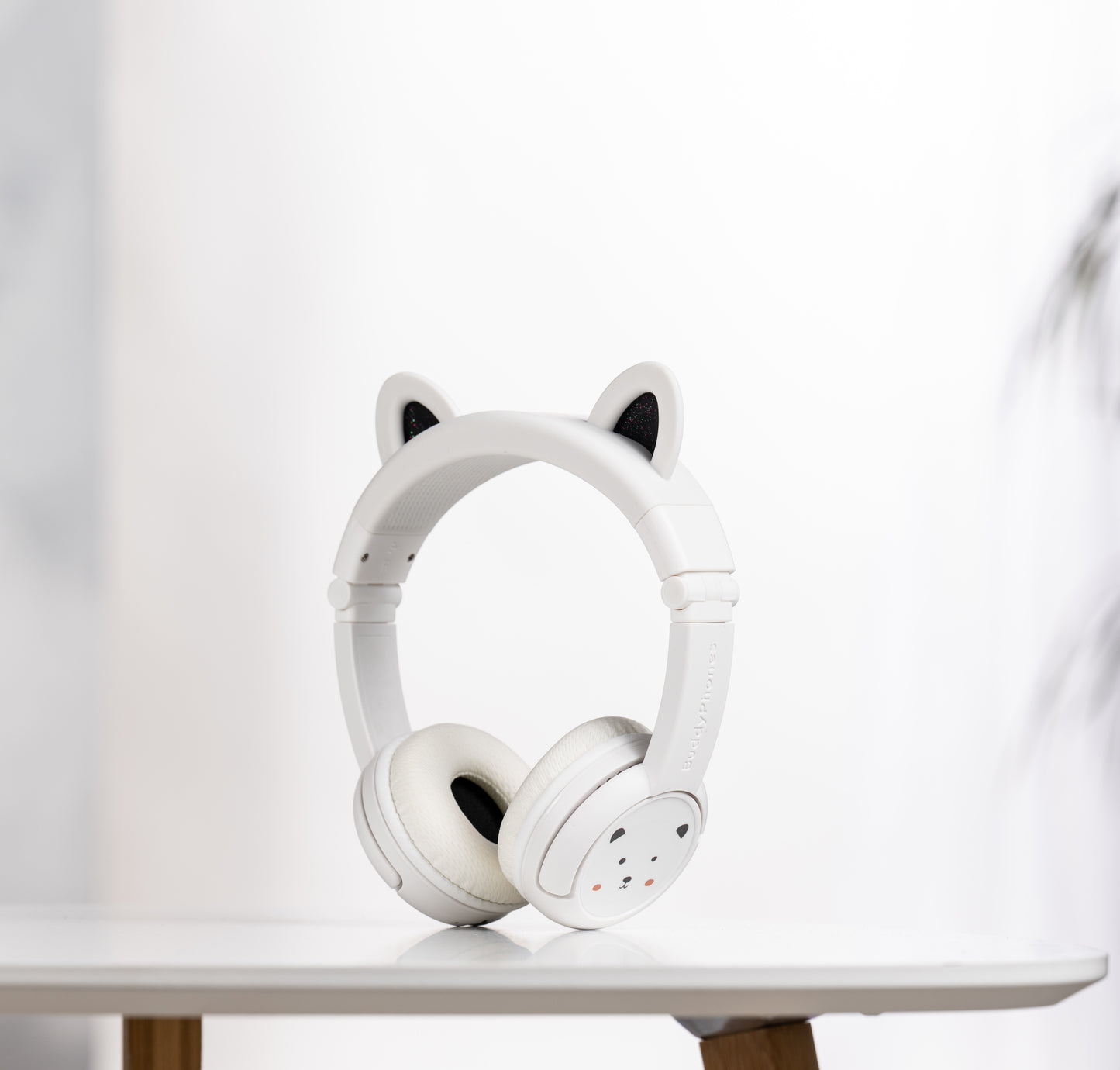 Buddy Phones PlayEars Plus Wireless+Animal Ears (Bear)