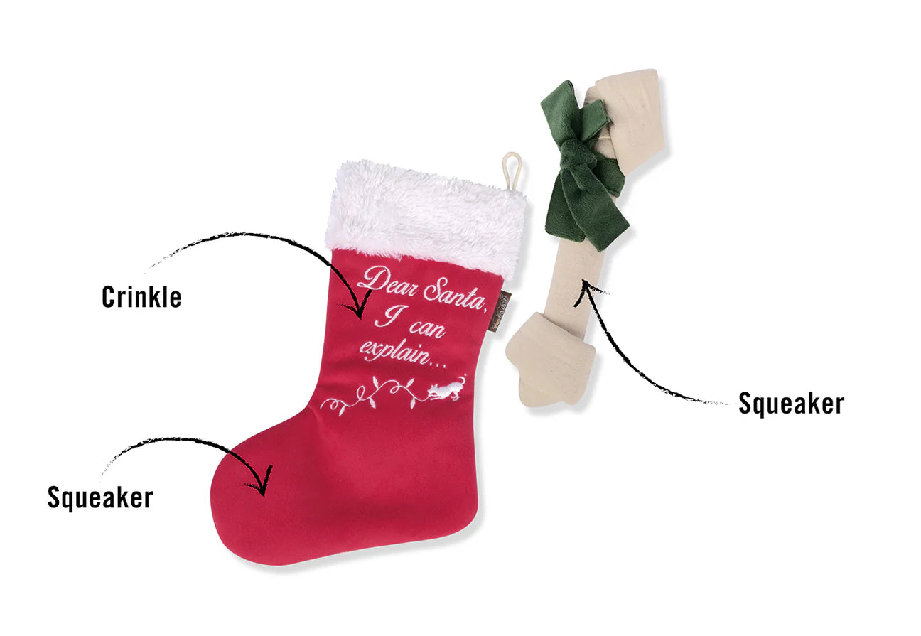 P.L.A.Y.Merry Woofmas Collection Pet Toy - Good Dog Stocking