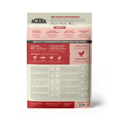 Acana Indoor Entree Cat -ACIE18K