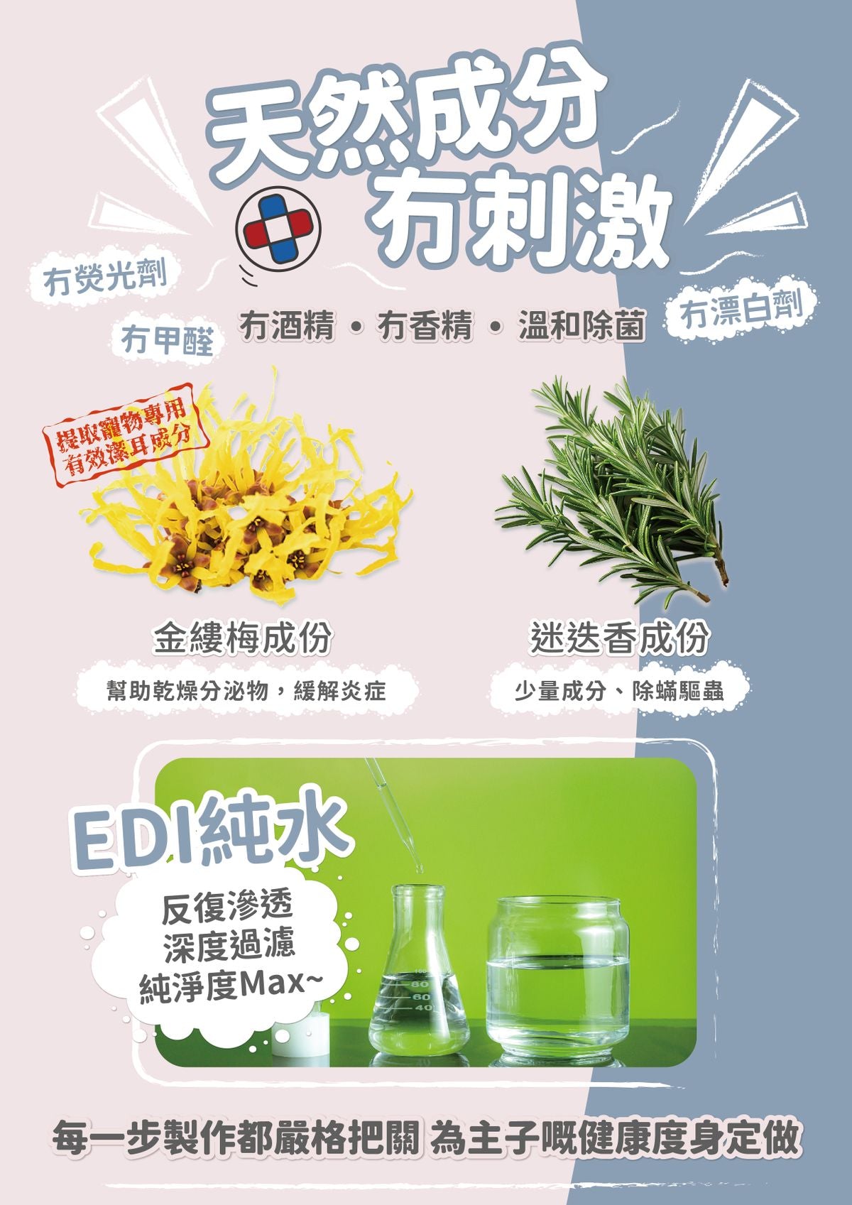 NATURAL CLEAN Pet Ear Cleaner Finger Wipes 50pcs-SPCA HK