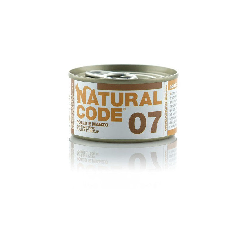 Natural Code (Cat) Chicken & Beef 85g #1107-SPCA HK