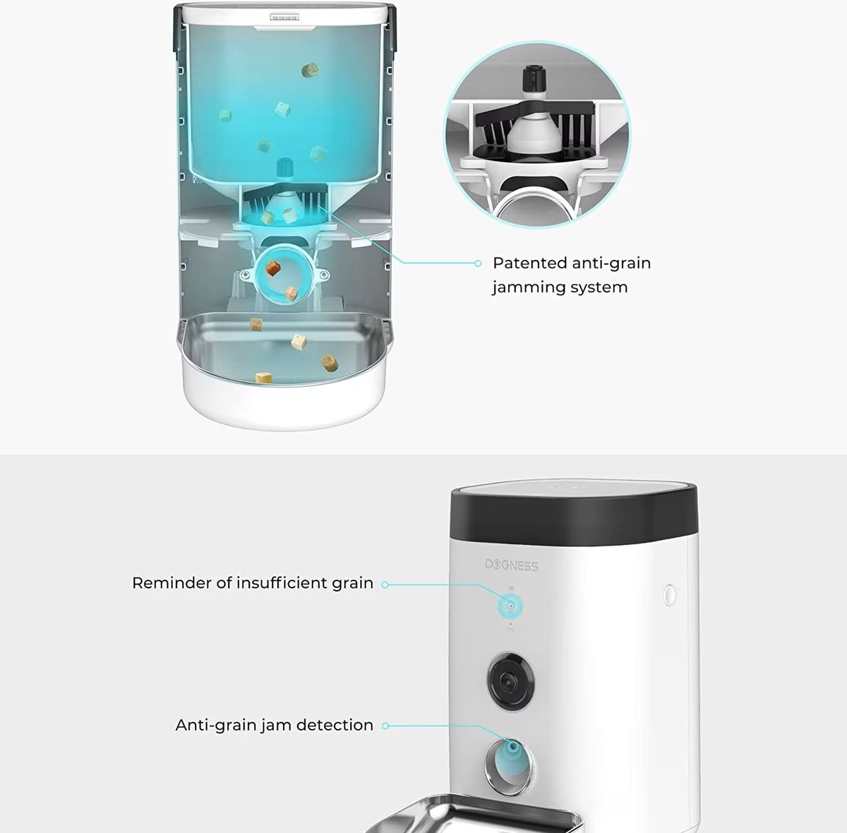 Dogness Wide-view Cam Smart Pet Feeder #F10-SPCA HK