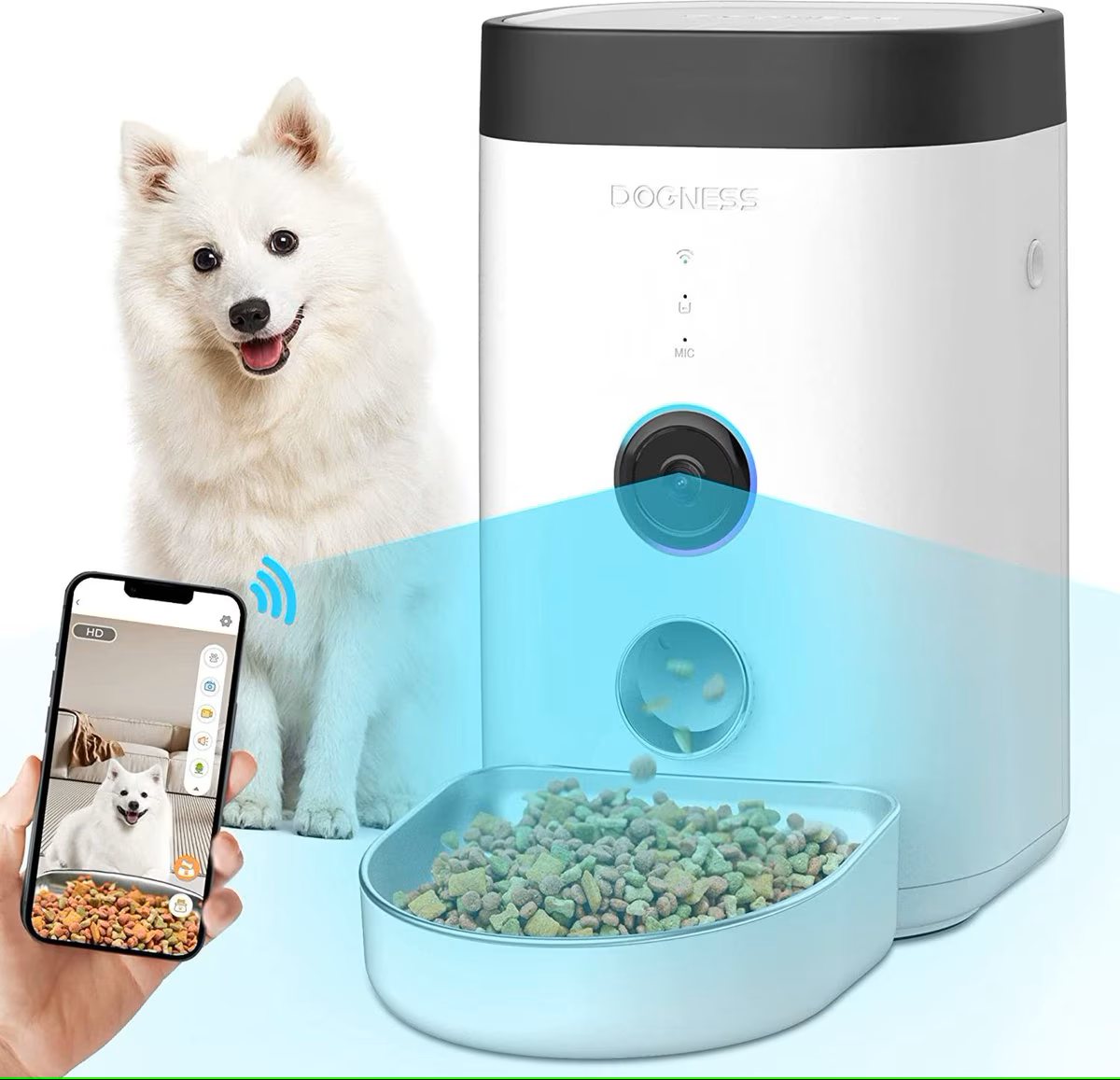 Dogness Wide-view Cam Smart Pet Feeder #F10-SPCA HK