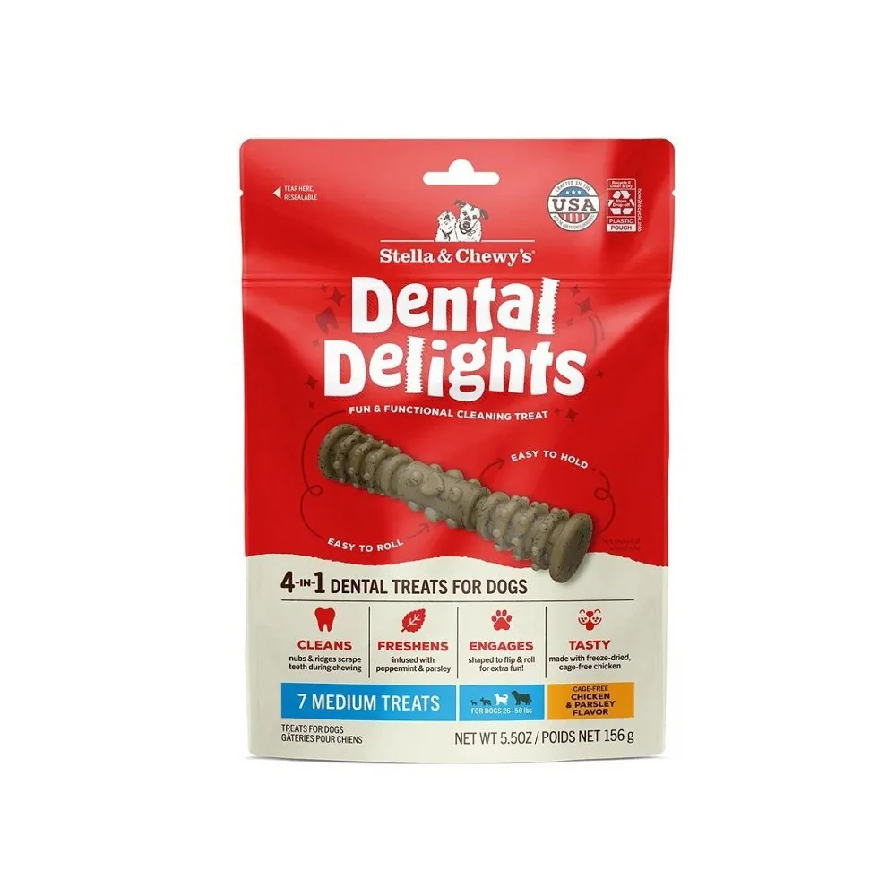 Stellas - Dental Delights Medium(X7)5.5oz(Buy 1 Get 1 Free)