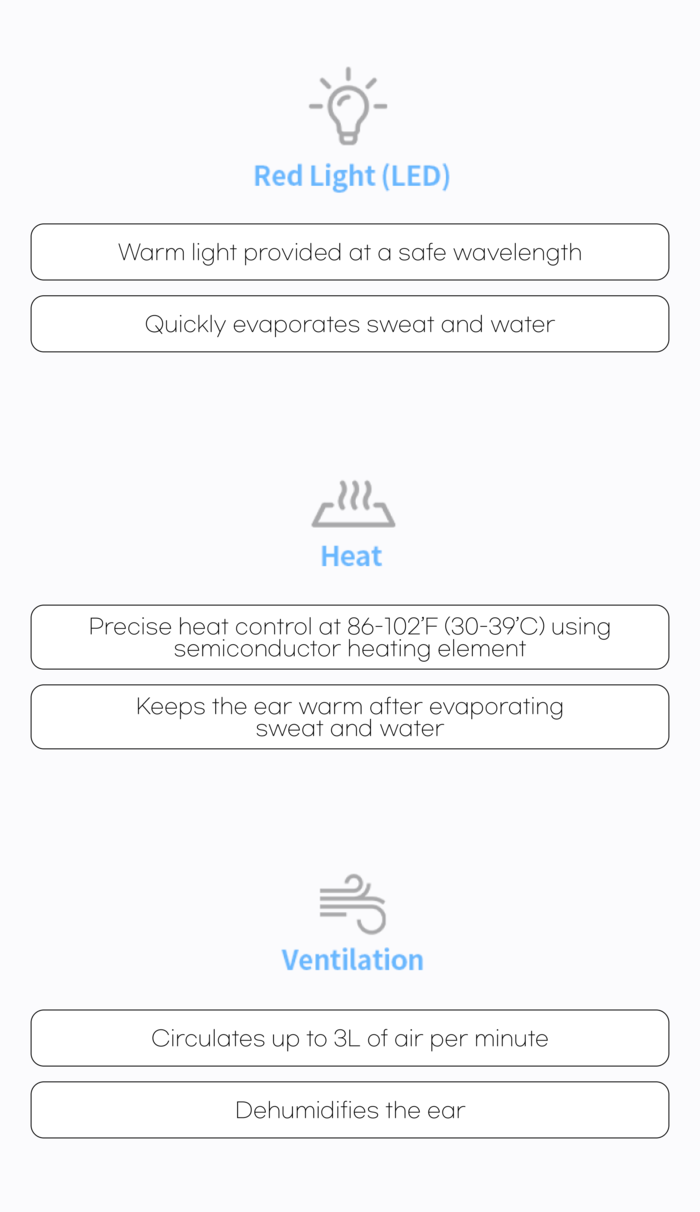 DearBuds Pro Ear Dehumidifier(APP Available) -Cat/Dog/Human