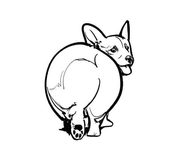 SPCA Tattoo - Corgi
