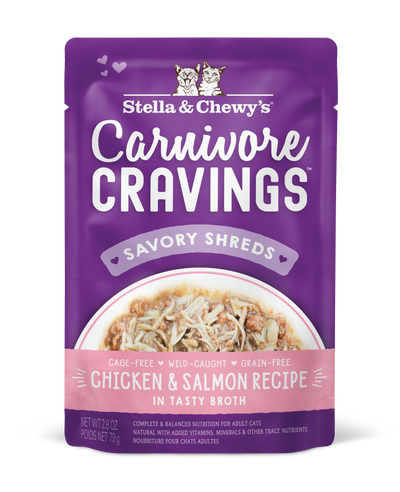 Stella and Chewy's Carnivore Cravings Pouch Cat 79g Chicken&Salmon