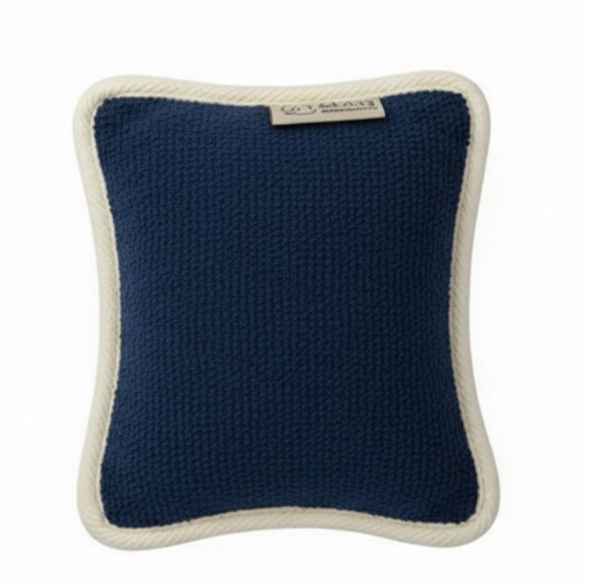 TTASNUG Cat Cushion - Navy X Ivory (S)