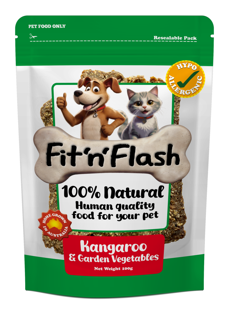 Fit n Flash Garden Vegetables & Kangaroo 100g #302