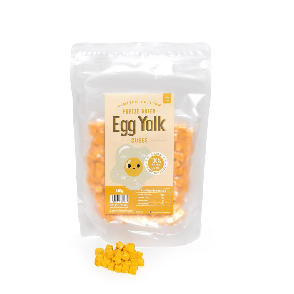 Limited Edition Freeze Dried Egg Yolk Treats for Dogs & Cats 60g
