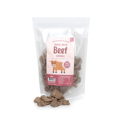 Limited Edition Freeze Dried Beef Diced Treats for Dogs & Cats 40g