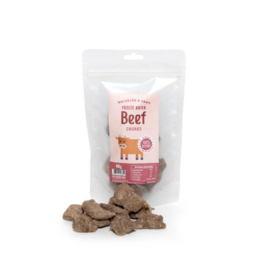Limited Edition Freeze Dried Beef Diced Treats for Dogs & Cats 40g