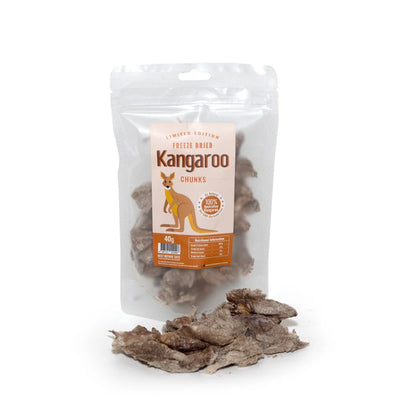 Limited Edition Freeze Dried Kangaroo Treats for Dogs & Cats 40g