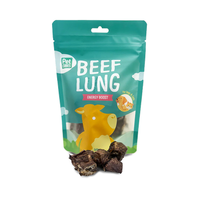 PETCUBES Air-Dried - Beef Lung 50g #ADTBL - SPCA HK