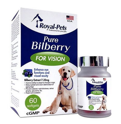 Royal-Pets Pure Bilberry (60 Softgels) #PE-RO08 - SPCA HK