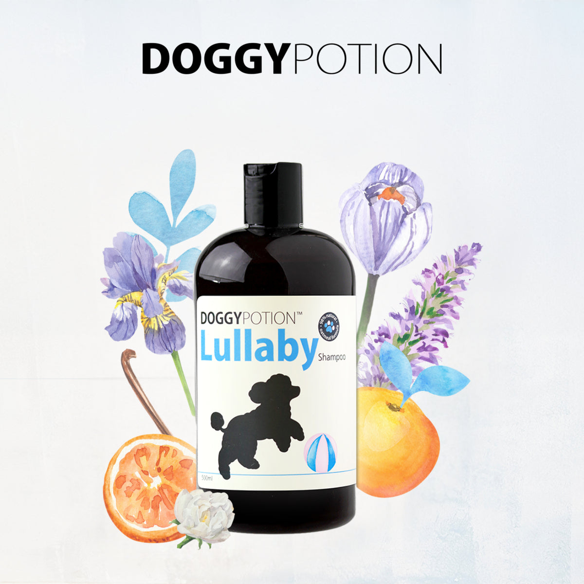 DoggyPotion LULLABY 寵物沐浴露 (爽身粉香) 500ml