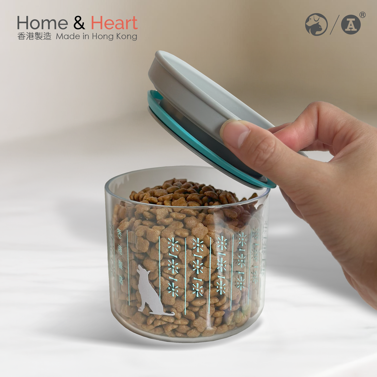 Home & Heart: SPCA x Red A Collection Canister (S) – Cat / Dog