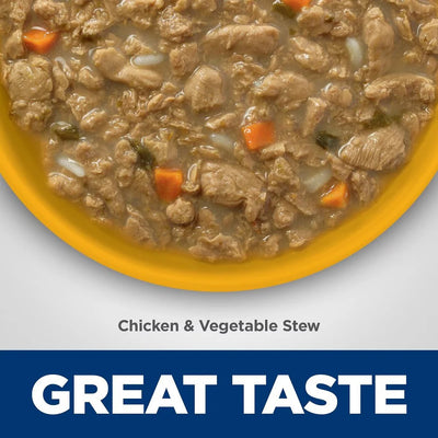 Hills' Science Diet - Adult 7+ Senior Vitality Chicken & Vegetable Stew Cat Wet Food 2.9oz #10767 - SPCA HK