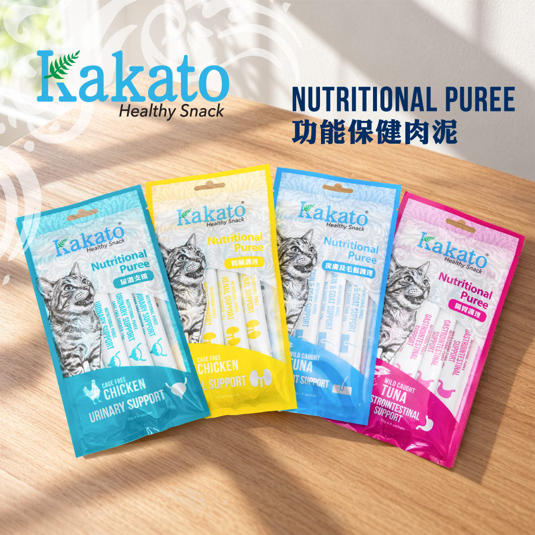 Kakato Nutritional Puree - Urinary Support - Cage Free Chicken (15gx4)
