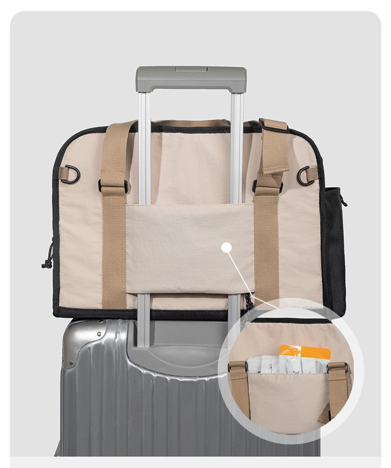 HiDream Pet Shoulder Bag - Grey/Kahki