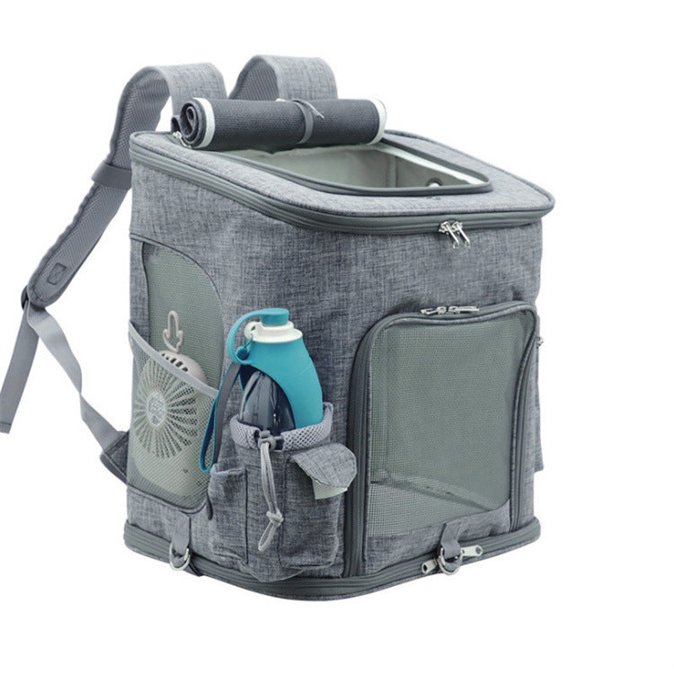 Pets Backpack - Grey