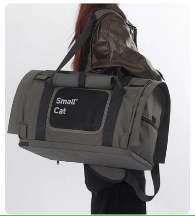 Small Cat Pet Shoulder Bag - Grey