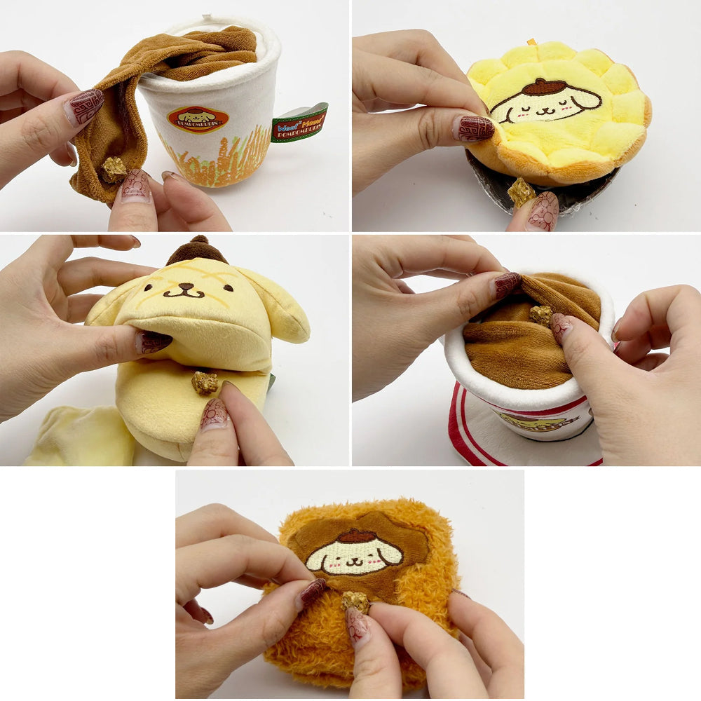 Woof² Pompompurin Cha Chaen Teng Pet Toy Blind - SPCA HK