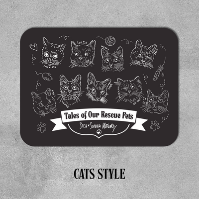 Tales Of Our Rescuse Pets - Small Food Mat - Dog