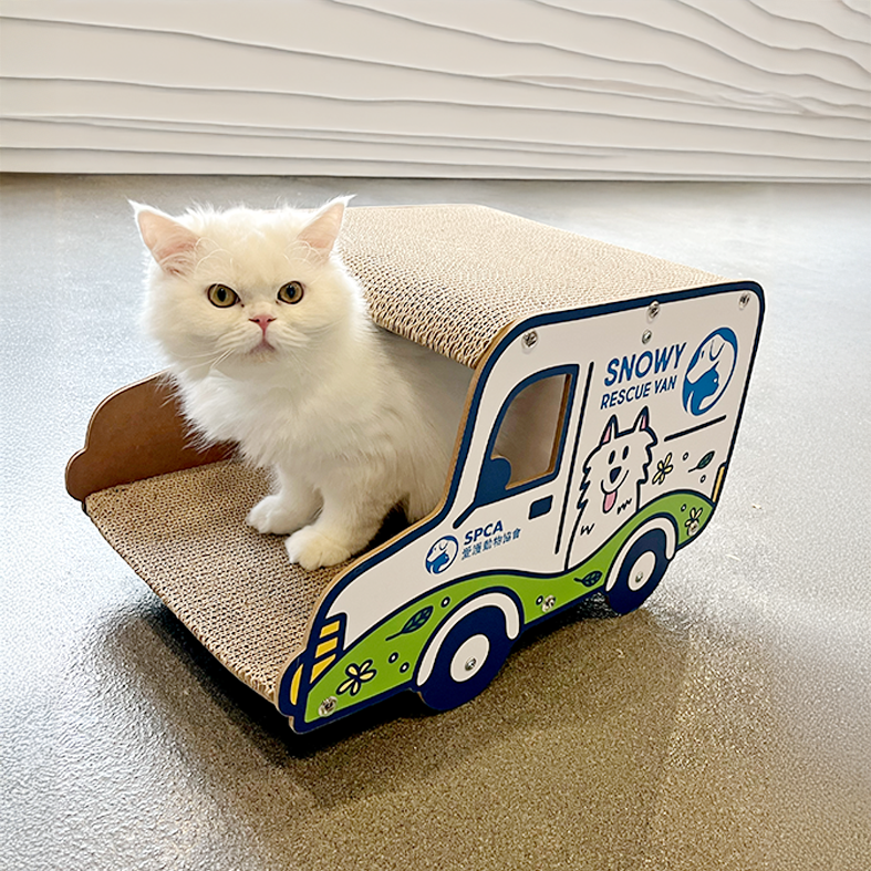 SPCA 車形貓抓板