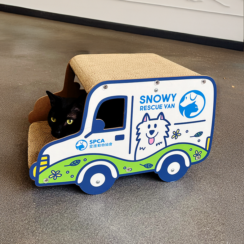 SPCA 車形貓抓板