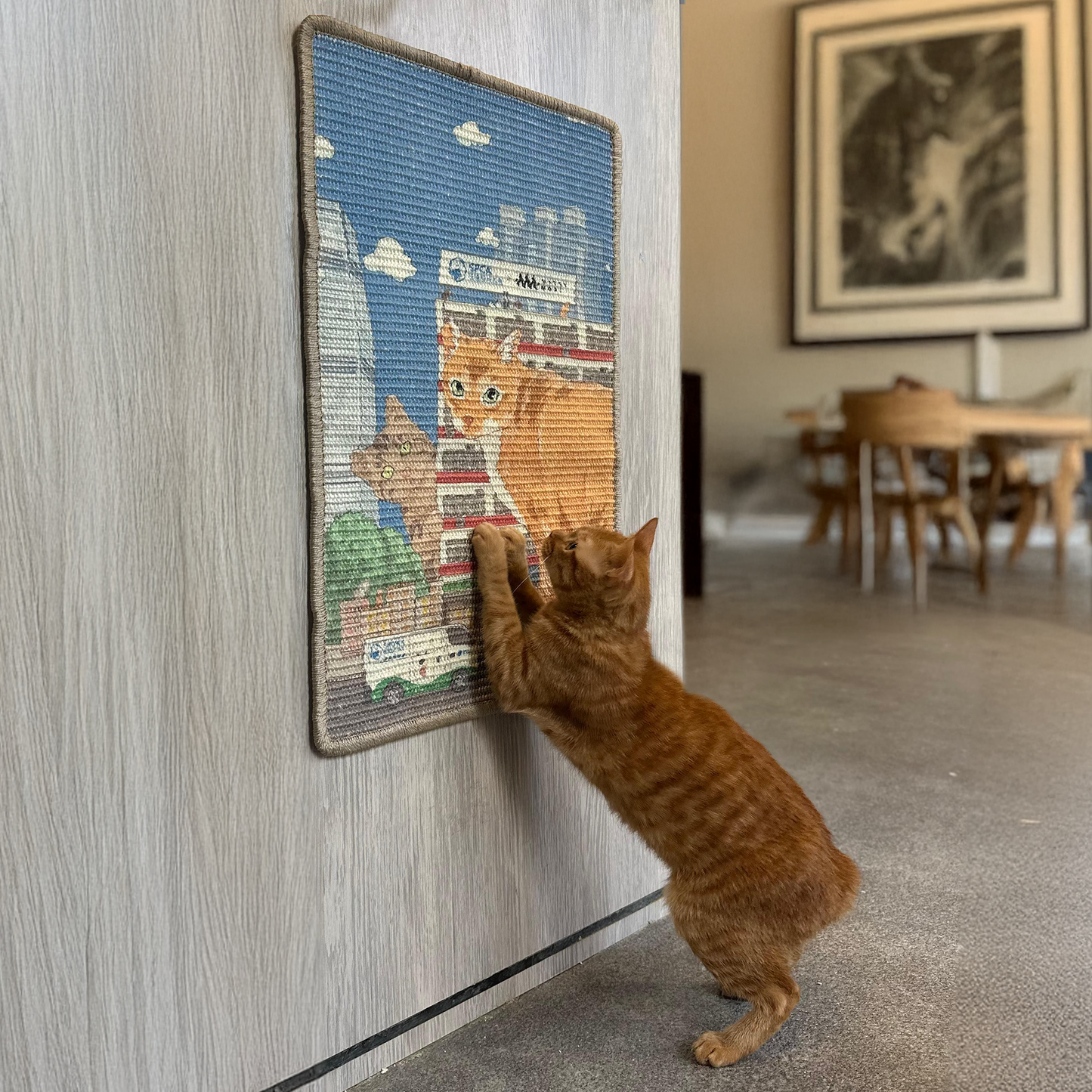 SumMeow In the City - Cat Scratching Mat