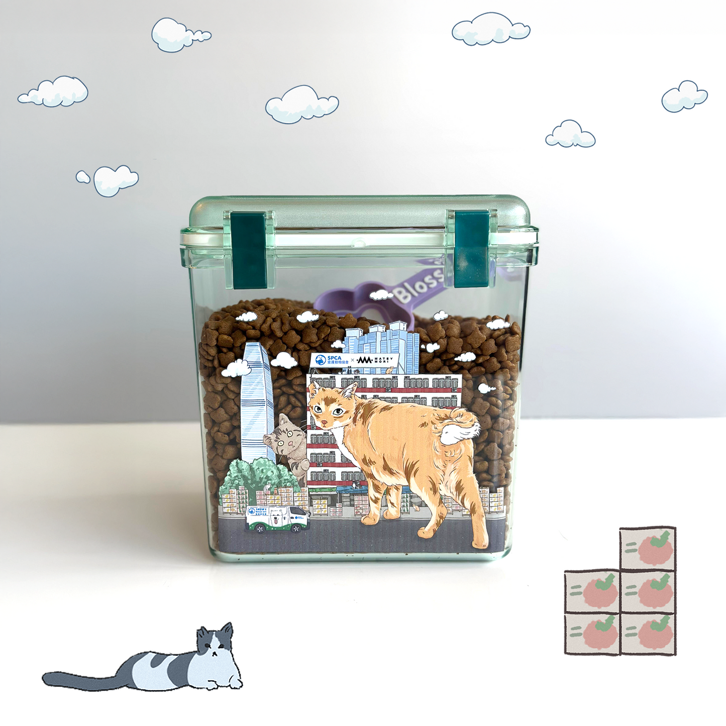 SumMeow in the City - SPCA x Red A Air-Tight Container