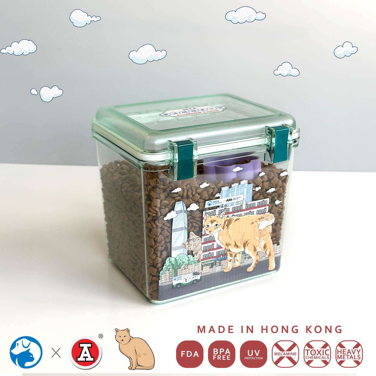 SumMeow in the City - SPCA x Red A Air-Tight Container