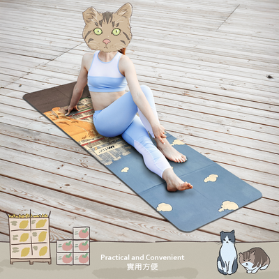 SumMeow In the City - Compact Foldable Yoga Mat