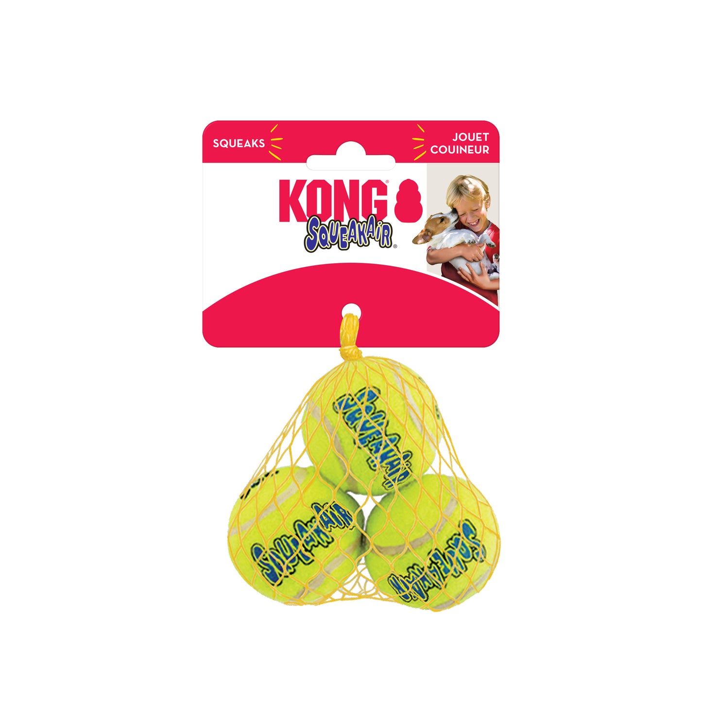 Kong Air Squeaker (S) Tennis Balls AST3