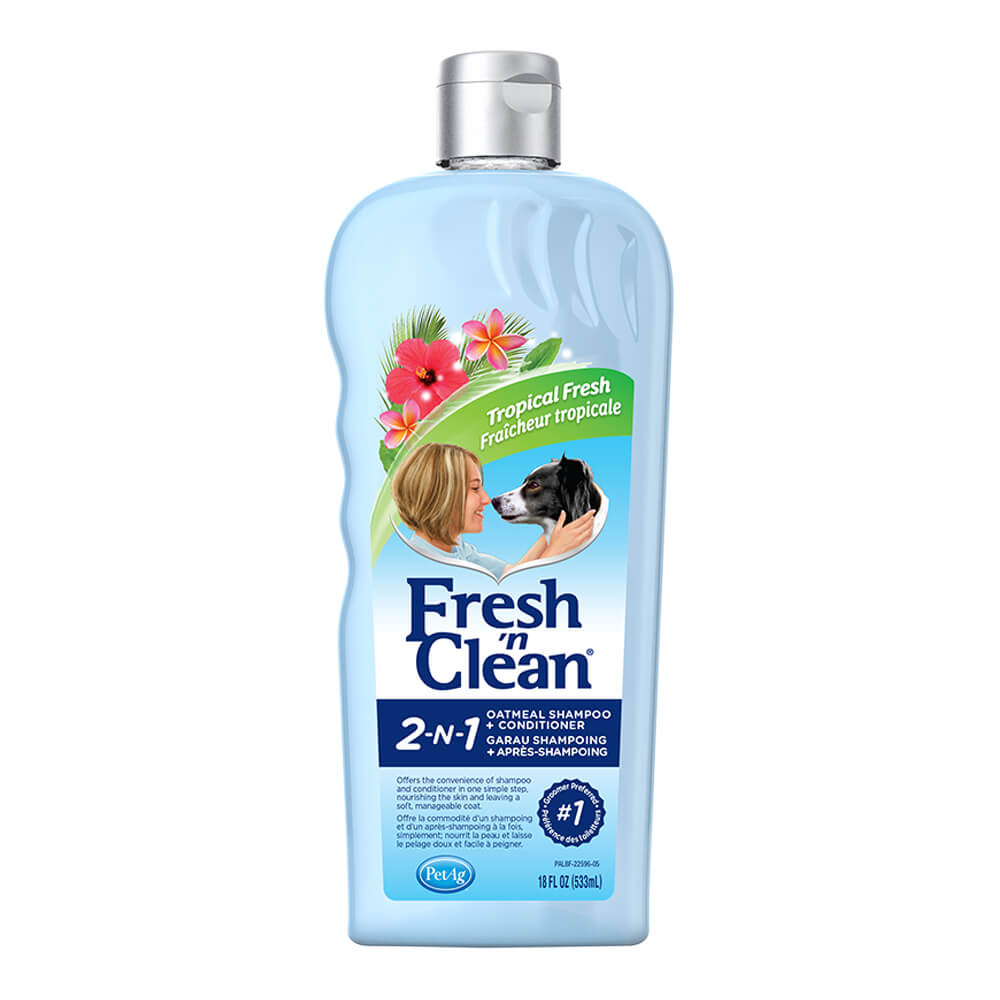 Fresh n Clean Protien Infused 2-in-1 Oatmeal Conditioning Shampoo, 18 oz - SPCA HK